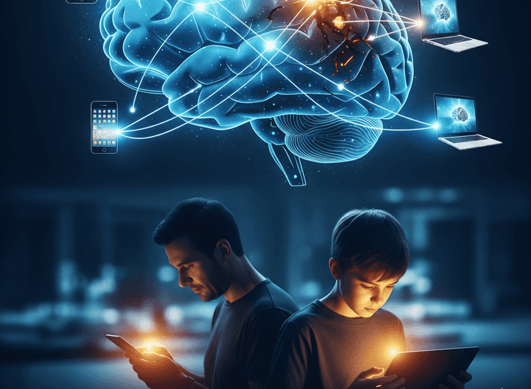 Imagem  Desconecte para Conectar: Entendendo o Vício em Telas em Adultos e Adolescentes